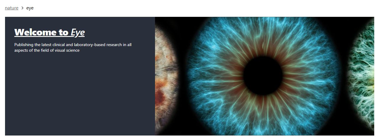 Nature Eye publication placeholder